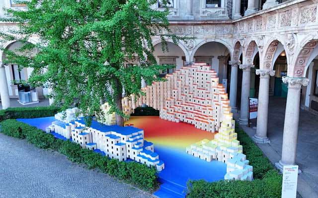 Boje prikazuju temperature potrebne za pečenje keramike