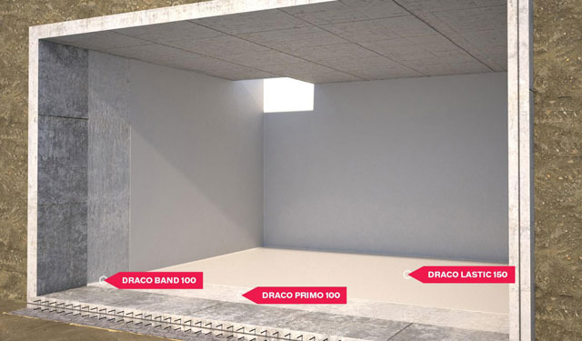 DRACO ima sve što Vam je potrebno za hidroizolaciju