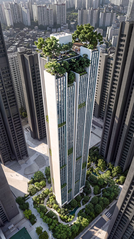 A High Rise on High Heels