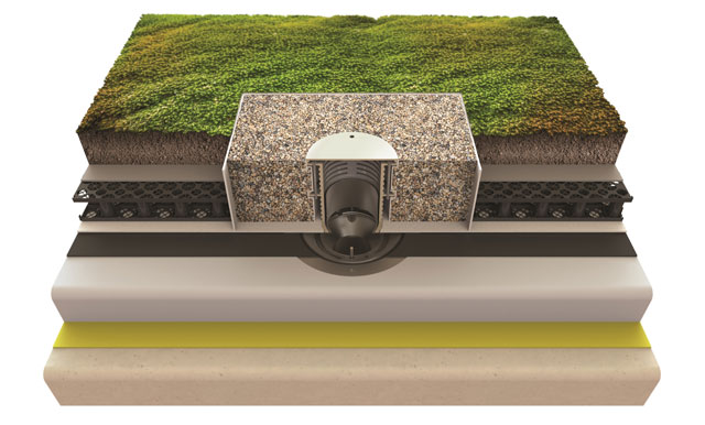 ACO Roofbloxx - zeleni krov slojevi