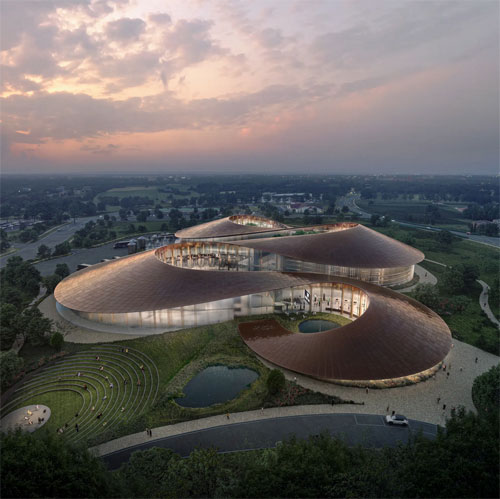 Oblik zgrade isnpirisan meandrima