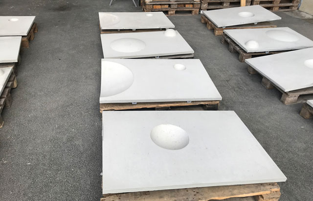 Trodimenzionalno oblikovanje tekstilno-betonske fasade