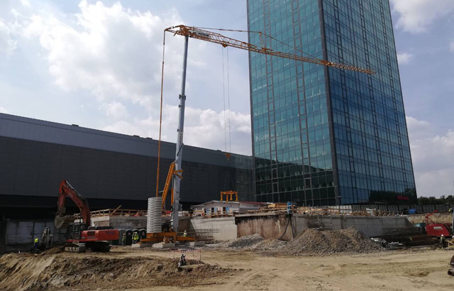 Montaža krana POTAIN HUP 40-30 - septembar 2018.