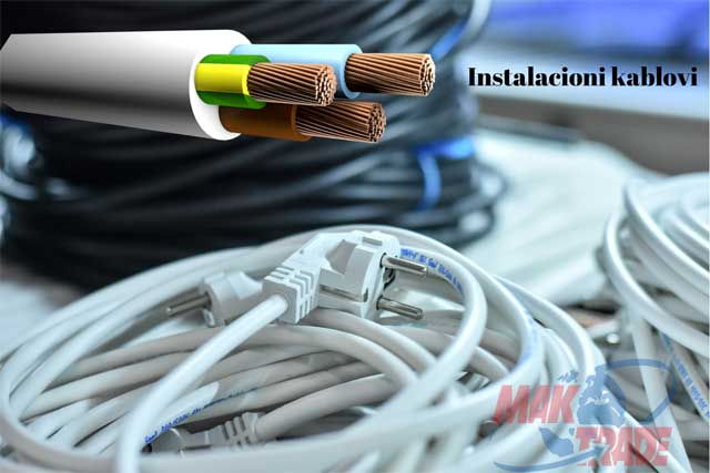 Veliki izbor instalacionih kablova