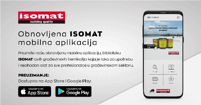 Obnovljena ISOMAT mobilna aplikacija!