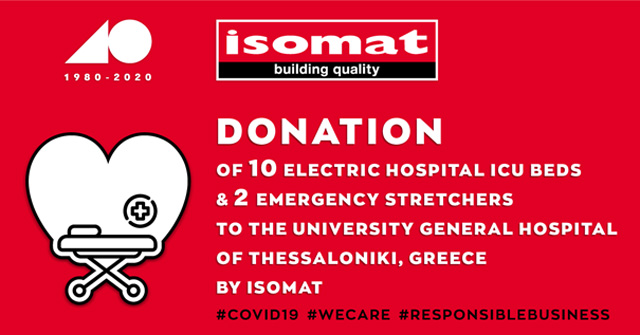 ISOMAT donacija opštoj bolnici u Solunu