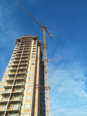 Vezivanje krana MDT109 za objekat septembar 2018.