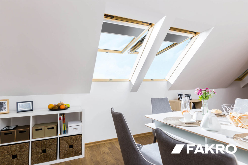 Lagen, krovni prozori Fakro