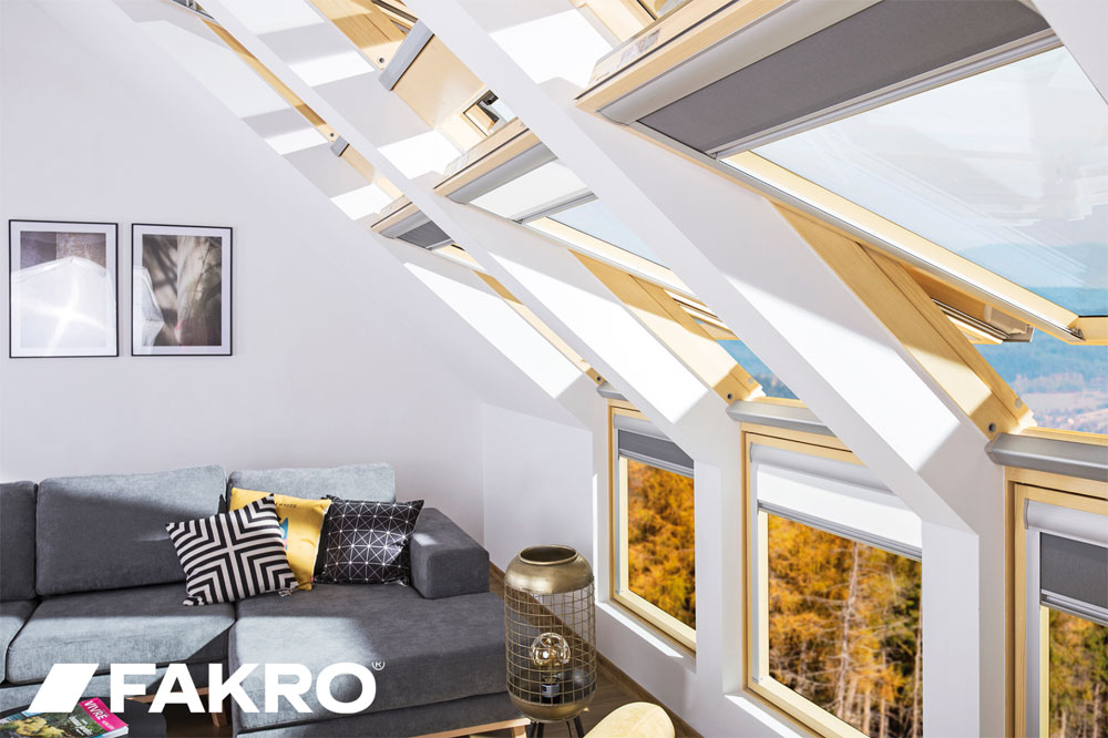 Lagen, krovni prozori Fakro