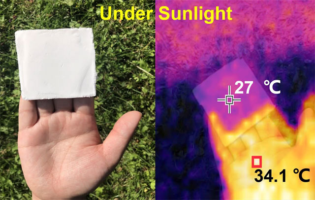 Pena  reflektuje 96 odsto vidljive sunčeve svetlosti