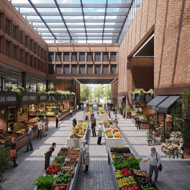 Stakleni krov će omogućiti prirodno osvetljenje