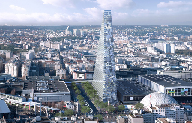 Piramidalni neboder u centru Pariza