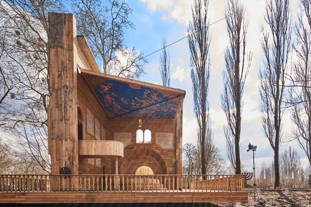 Pop-ap sinagoga - otvorena konstrukcija