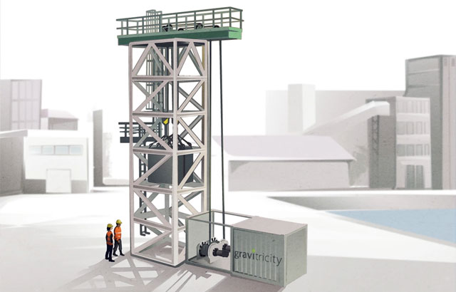 Sistem baziran na gravitaciji koji skladišti energiju