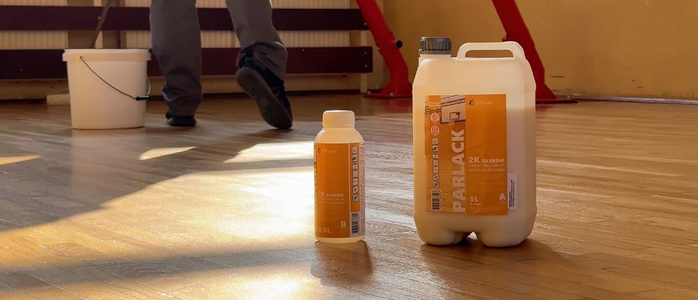 Tritonex - Obnova parketa u sportskoj dvorani u Kragujevcu uz Parfix sistem
