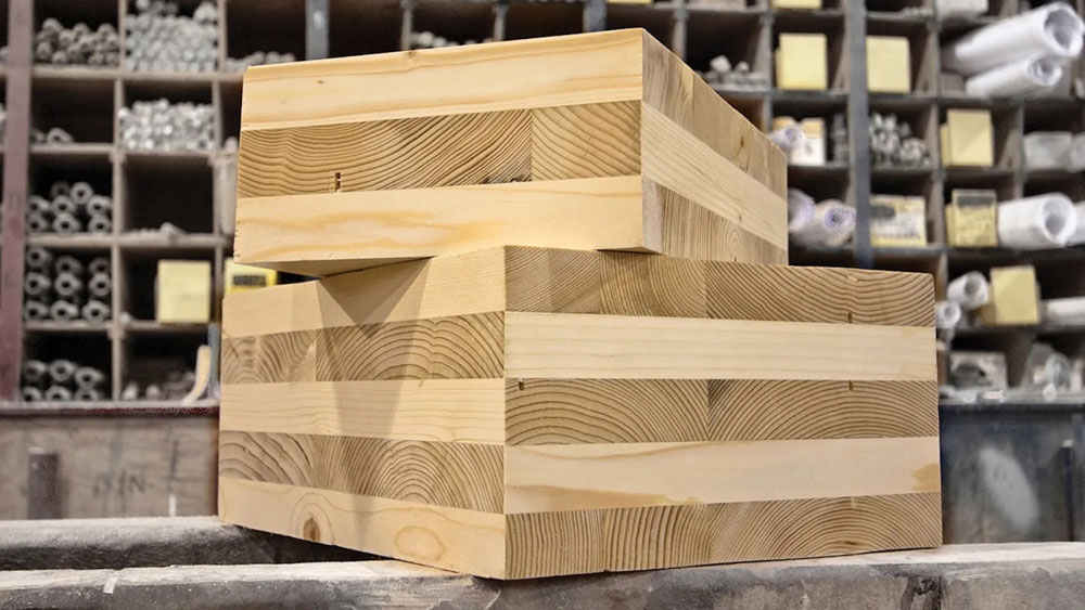 Unakrsno lamelirano drvo