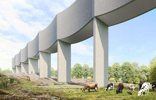 Vodotoranj u obliku talasa