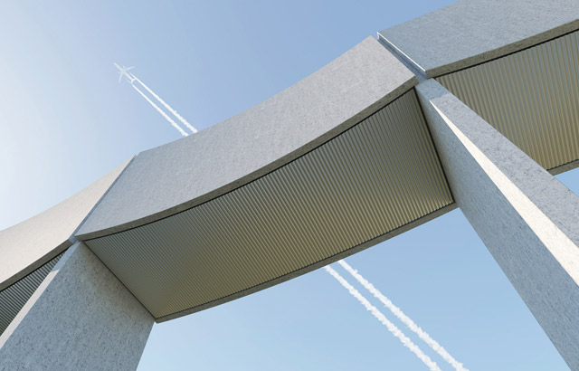 Vodotoranj u obliku talasa