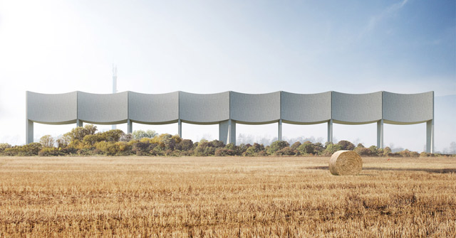 Vodotoranj u obliku talasa