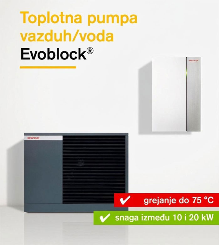 Weishaupt Toplotna pumpa Evoblock