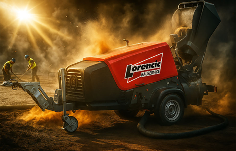 Mašina za pripremu i pumpanje košuljica (estriha)