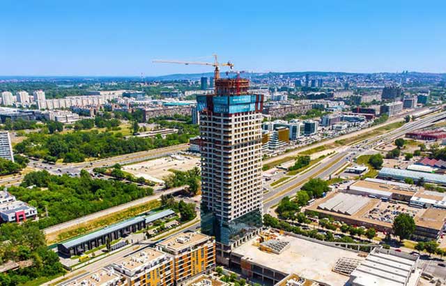 Najviši poslovno-stambeni kompleks u Srbiji i regionu - West65 Tower