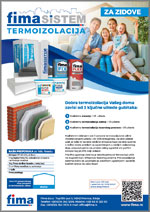 FIMA - Termoizolacija za zidove i krov
