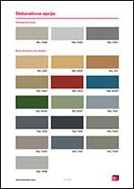 DRACO - Sistemi podova-  paleta boja