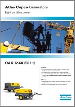 Tenge - Atlas Copco generator QAX 12 60