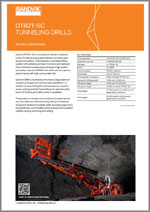 Sandvik - DT821-SC tunneling drills
