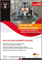 Floor master solutions - F&V 1800 mašina za brušenje industrijskih podova