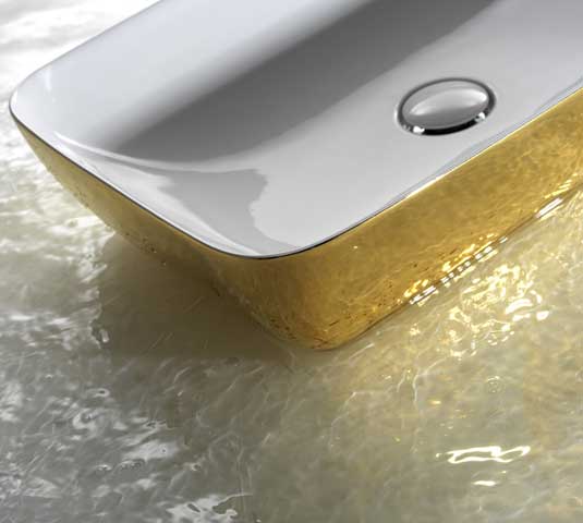 AeT Italia gold lavabo