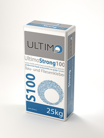 ULTIMO STRONG S100 - Lepak visokih performansi za lepljenje keramičkih pločica