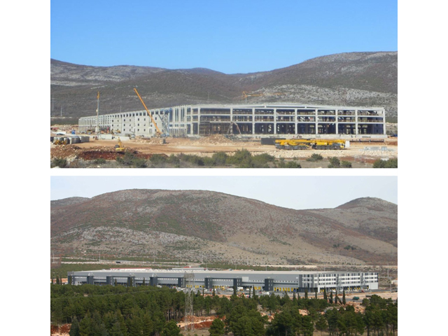 Logistički distributivni centar, Split - Jedan od najvećih distributivnih centara na Balkanu, a prostire se na površini od 77000m2