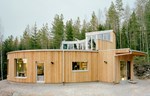 Vila Niberg: Pasivna švedska prefabrikovana kuća sa kružnim planom