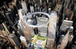 Biro SOM predložio prstenasti plutajući vidikovac između dva nebodera u Njujorku