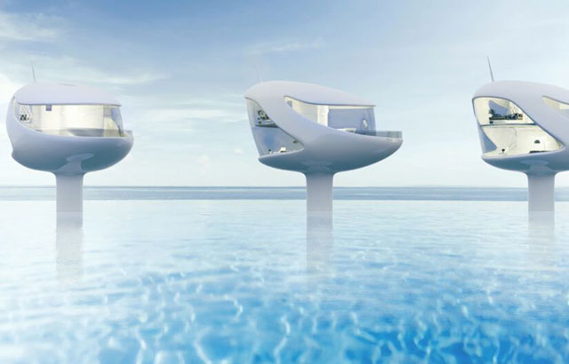 Futurističke kućice za život nad okeanom