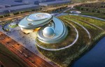 Futuristički dizajn spiralnog šangajskog planetarijuma