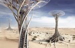 Pesčani Vavilon: Solarni uvijeni neboder 3D štampan od pustinjskog peska