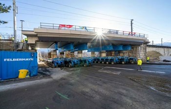 Bez kranova, bez problema: Most od 1.400 tona uspešno premešten 100 metara