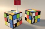 Rubikova kocka kao stočić