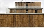 Filipinska dvorišna kuća obložena bambusom