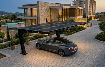 UNI Carport solarna nadstrešnica: Parking prostor koji proizvodi energiju