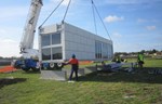 Kompaktna prefabrikovana kuća je napravljena od jednog transportnog kontejnera