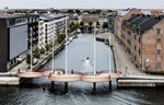 Pešački most u Kopenhagenu u obliku pet krugova