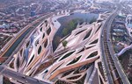 Ogromni kompleks sa zelenim krovom smešta sajam hortikulture u Kini