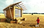 Eko-kuća napravljena od slame i drveta