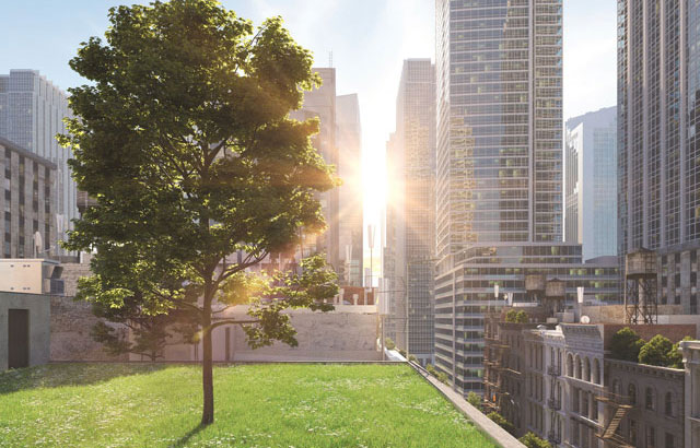 Sistem plavih i zelenih krovova u urbanom okruženju