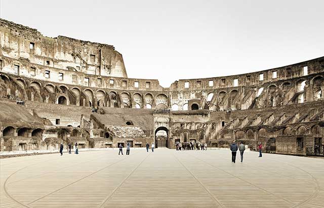 Koloseum dobija pod koji se uvlači