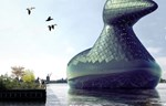 Ogromna solarna plutajuća patka u Kopenhagenu